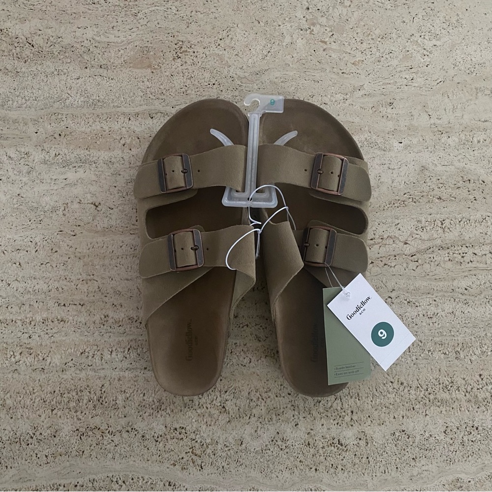 Goodfellow | Men’s Jerry Genuine Suede Sandals